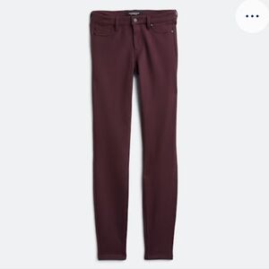 Women's Liverpool Anita Skinny Pant, Burgundy, Size 6/28